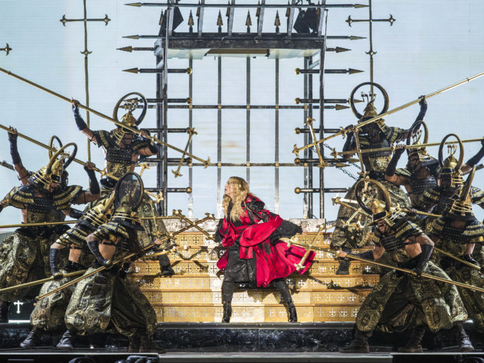Madonna at the Moda Center in Portland, OR on October 17, 2015.