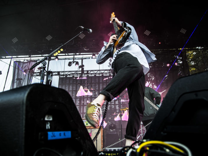 Portugal. The Man at Marymoor in Redmond, WA on August 10, 2014.
